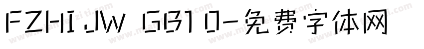 FZHI JW  GB1 0字体转换